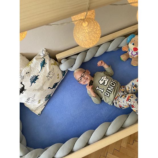 Geflechtschutz 360 cm - grau