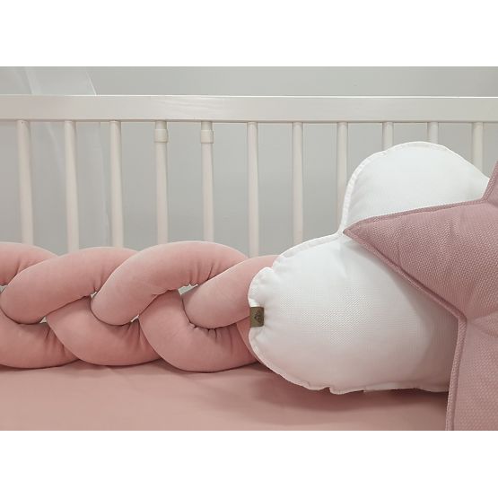 Geflochtenes Geländer 240 cm - Altrosa