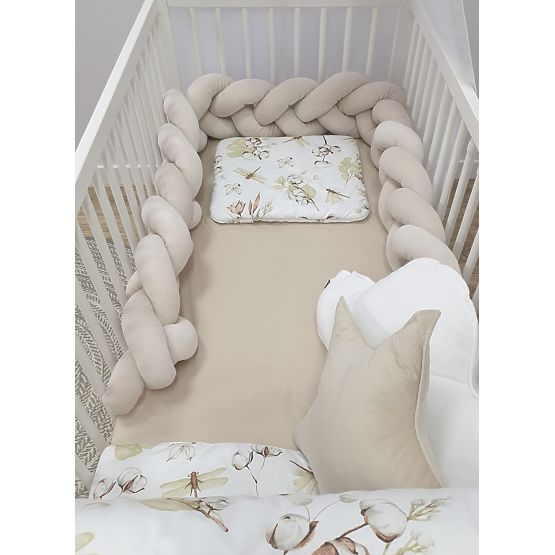 Geflochtener Bettnestchen 240 cm - beige