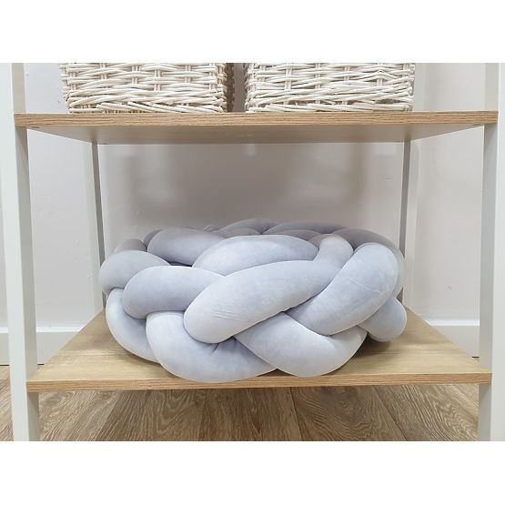 Geflochtenes Geländer 240 cm - grau