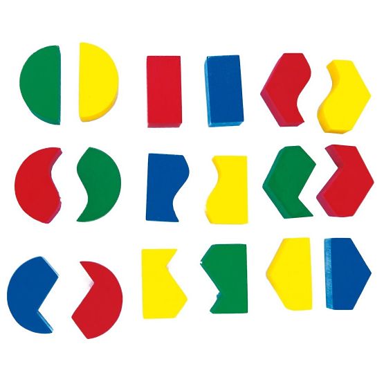 Geometrisches Puzzle FORMEN UND FARBEN