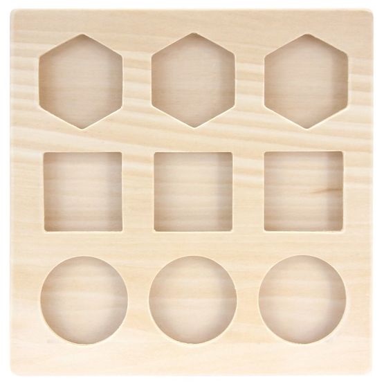 Geometrisches Puzzle FORMEN UND FARBEN