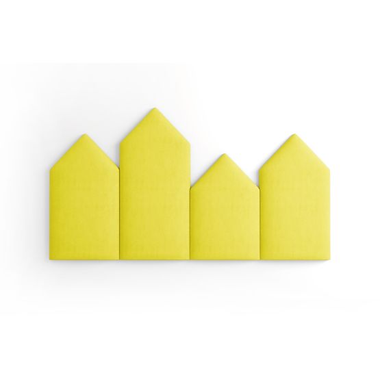 Gepolsterte Paneele Trinity Spitze – Gelb