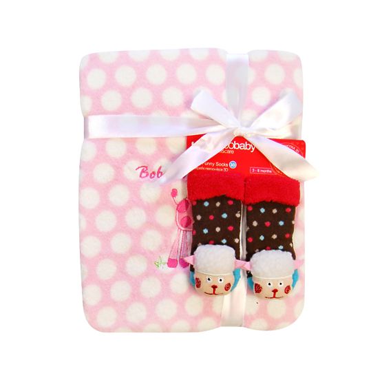 Geschenk Set - Plüsch Decke + Socken SET 7