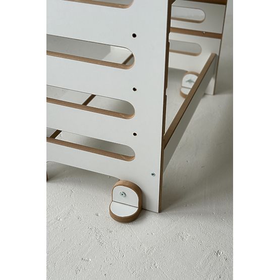 Lernturm für Zwillinge DOUBLE M - weiß