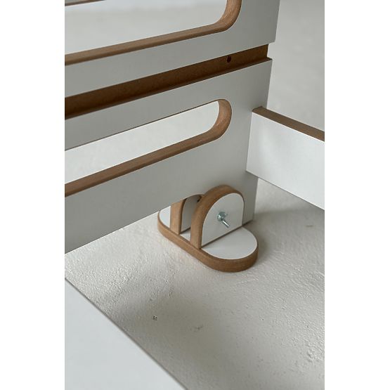 Lernturm für Zwillinge DOUBLE M - weiß