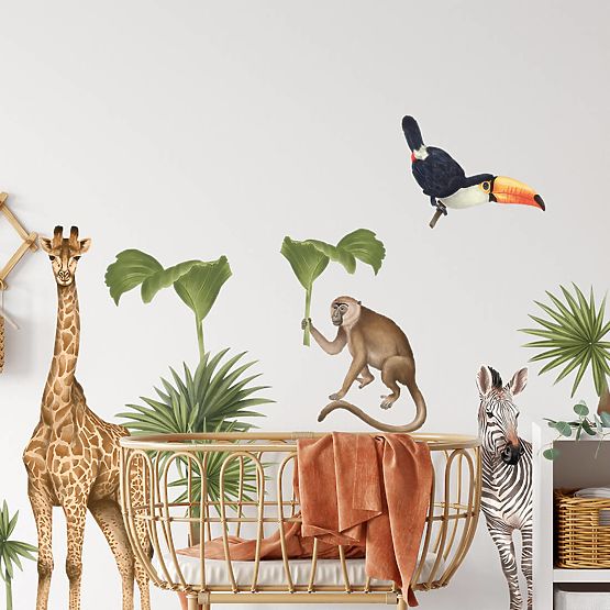 Giraffen-Wandaufkleber