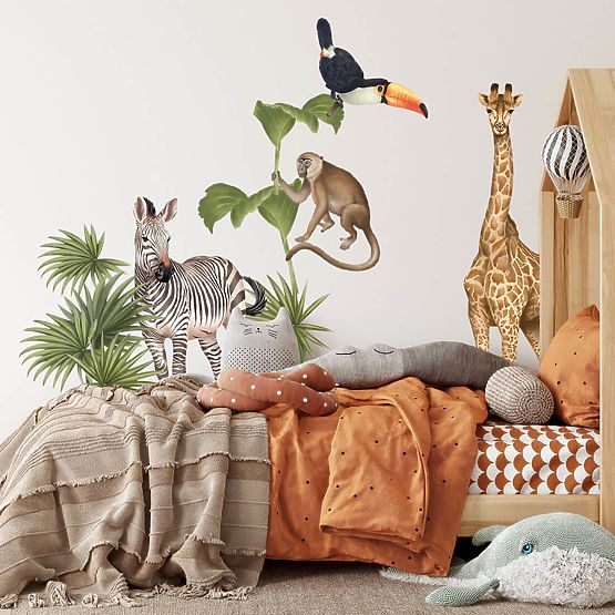 Giraffen-Wandaufkleber