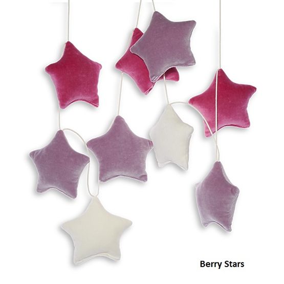 Girlande Sterne - velvet
