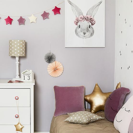 Girlande Sterne - velvet