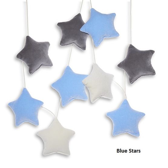 Girlande Sterne - velvet