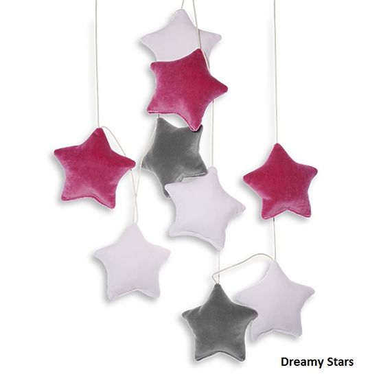 Girlande Sterne - velvet