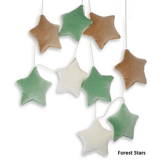 Girlande Sterne - velvet