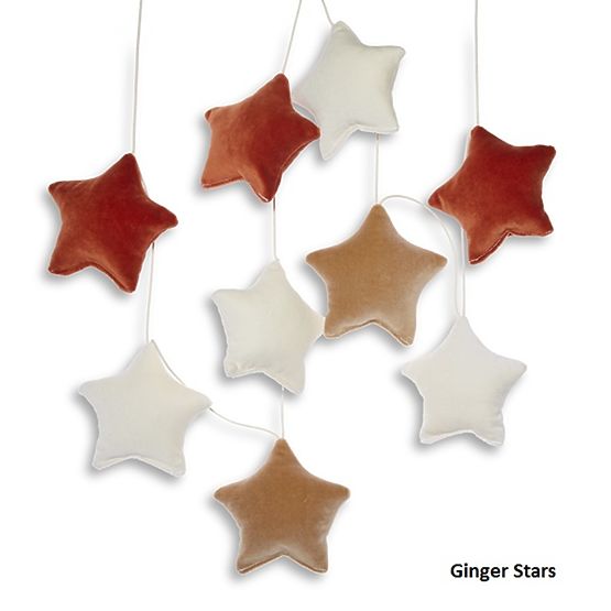 Girlande Sterne - velvet