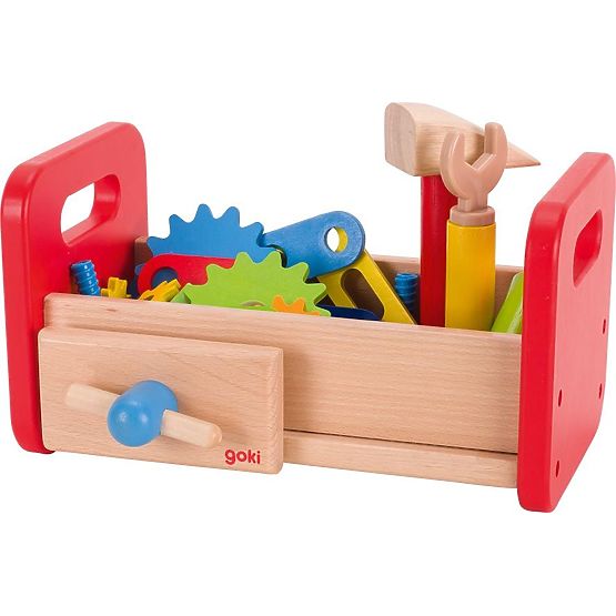 Goki bunte Werkstatt mit Bausteinen