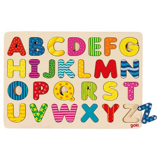 Goki Puzzle ABC Buchstabenpuzzle - Großbuchstaben