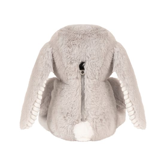 Grauer Hase mit FLOW-Herzschlag
