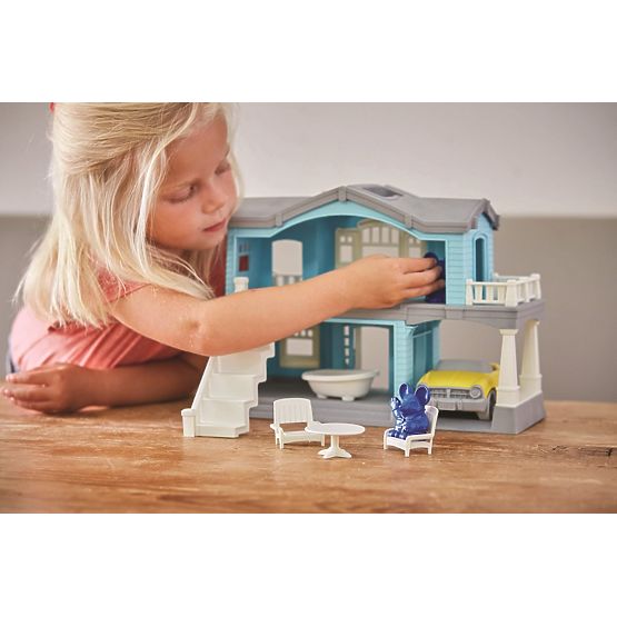 Green Toys Haus blau