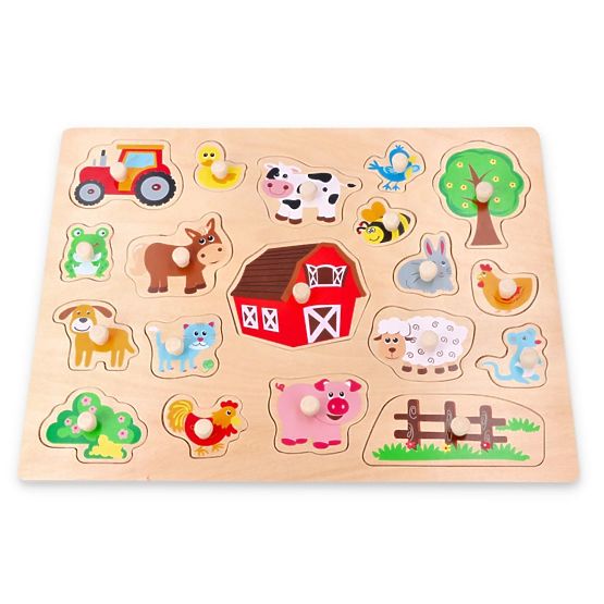 Großes Holzpuzzle Auf dem Land