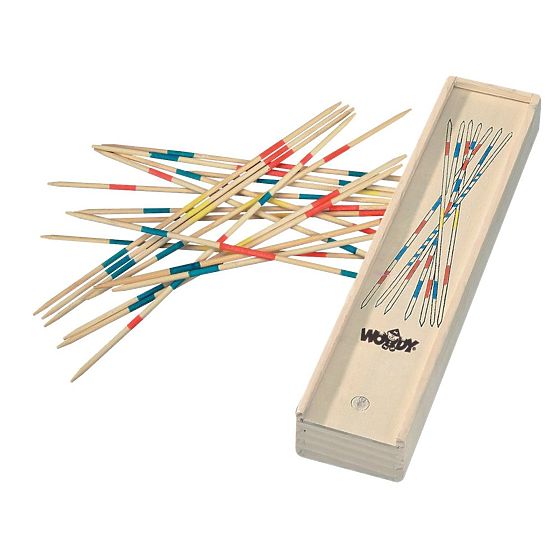Großes Mikado im Kasten