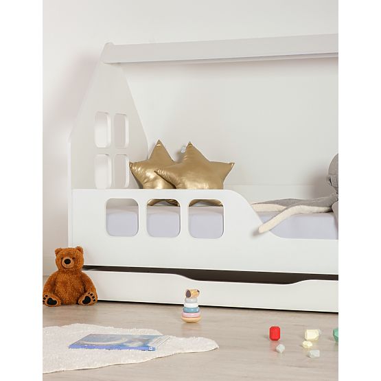 Hausbett Woody 160 x 80 cm - weiß