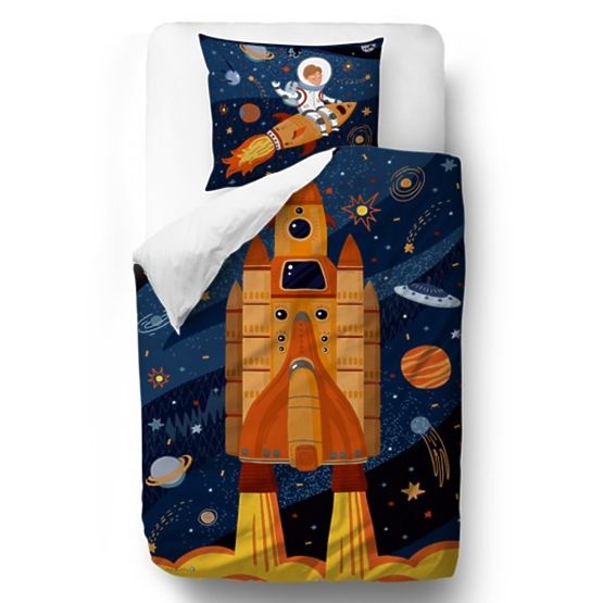 Herr. Little Fox Bedding Shuttle - Decke 100 x 130 cm Kissen: 60 x 40 cm