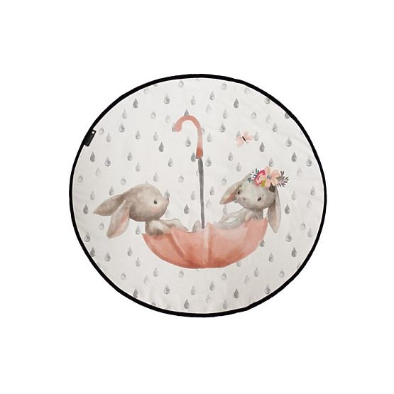 Herr. Little Fox Rug Forest School - Hasen im Regen