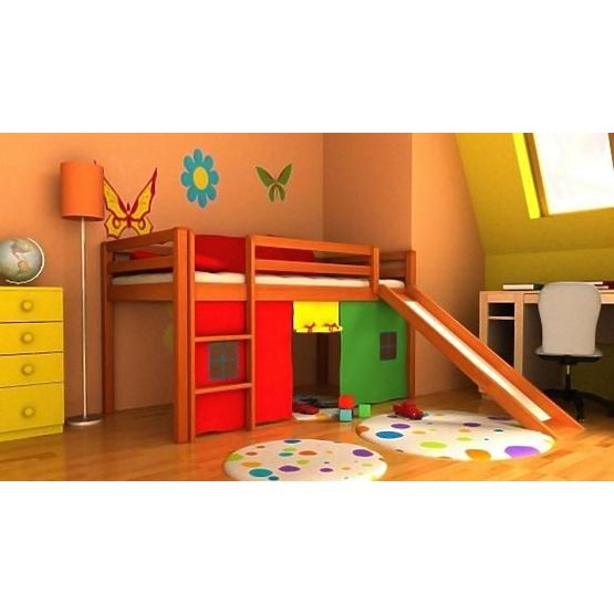 Hochbett Gabi mit Rutsche