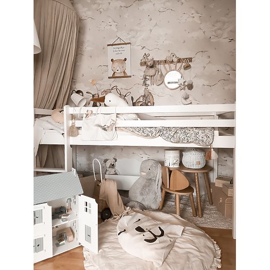 Kinder-Hochbett Ourbaby Modo - Weiß
