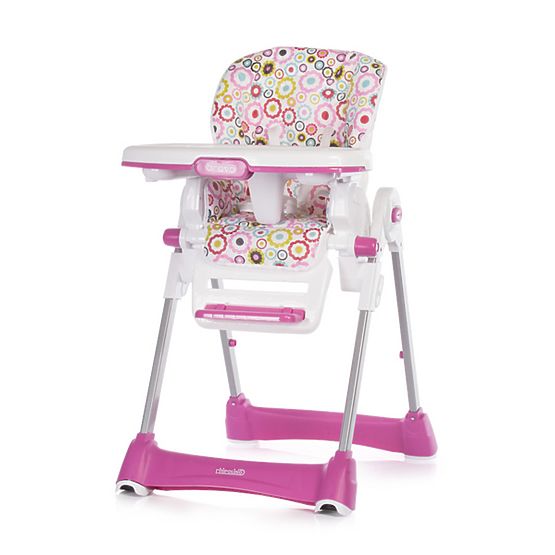 Hochstuhl CHIPOLINO Bravo Pink Flowers