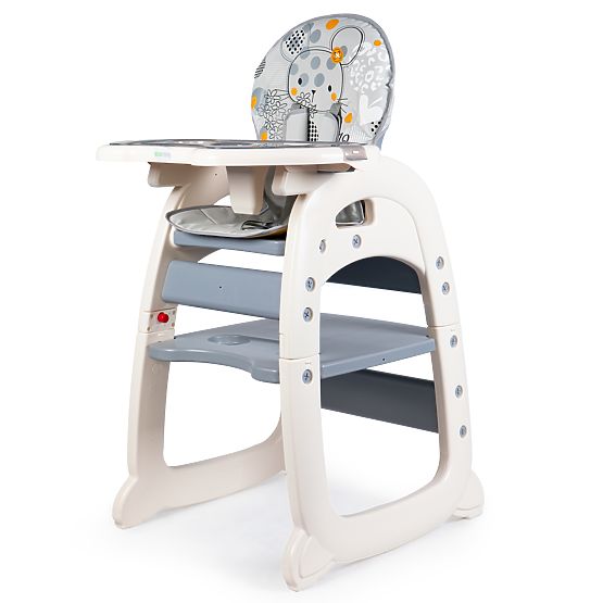 Hochstühle Babystuhl Mouse 2v1 - grey