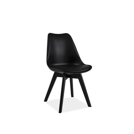 Hochstühle Stuhl Kris schwarz / schwarz