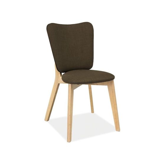 Hochstühle Stuhl MONTANA eiche gebleicht / khaki