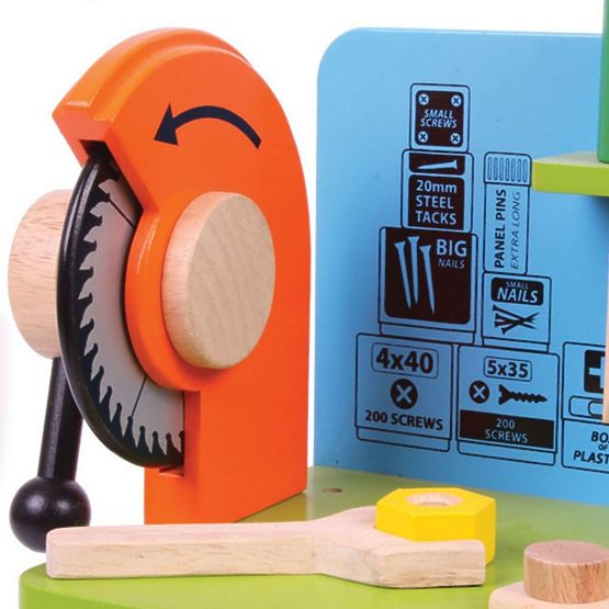 Holz DIY Werkstatt mit Werkzeugen