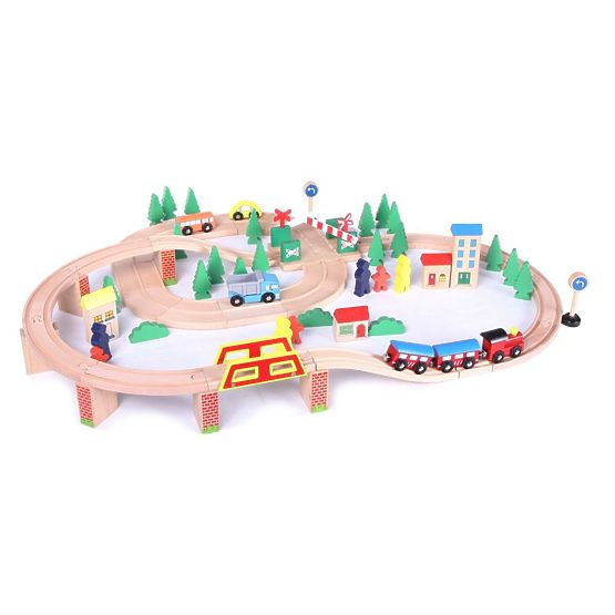 Holz-Eisenbahn - 75 St.
