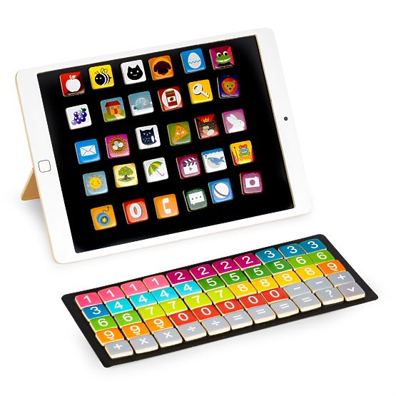 Holz-Lerntablet Magnettafel Kreidetafel ECOTOYS