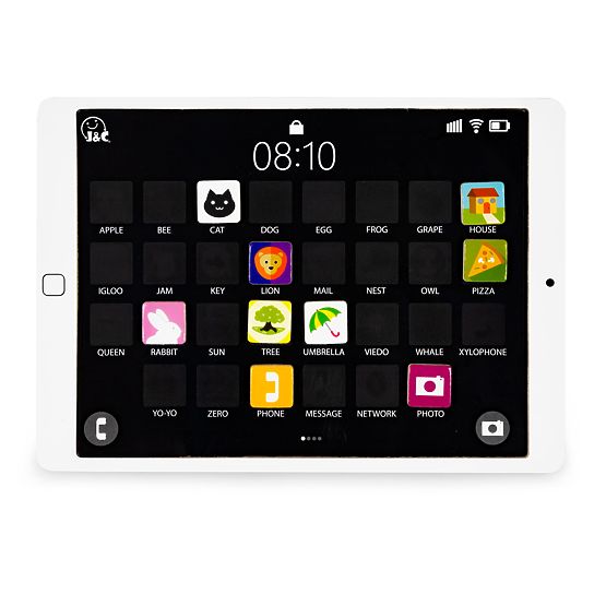 Holz-Lerntablet Magnettafel Kreidetafel ECOTOYS