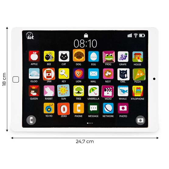 Holz-Lerntablet Magnettafel Kreidetafel ECOTOYS