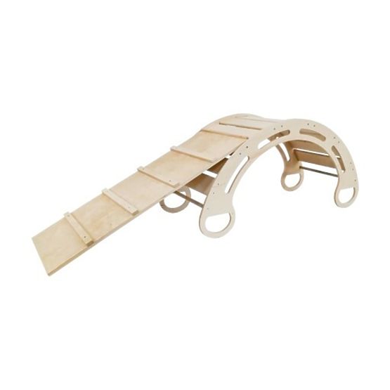 Holz-Montessori-Rutsche Flieder – natur