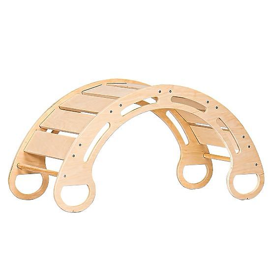 Holz-Montessori-Schaukel - natur