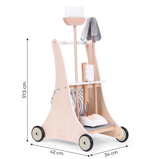 Holz-Reinigungsset Wagen ECOTOYS