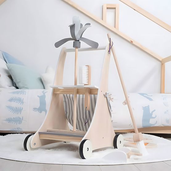 Holz-Reinigungsset Wagen ECOTOYS