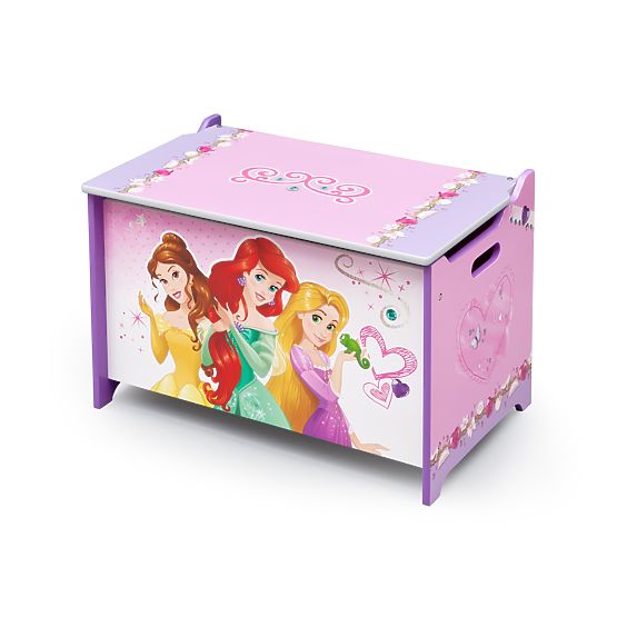 Holz-Spielzeugtruhe Princess I