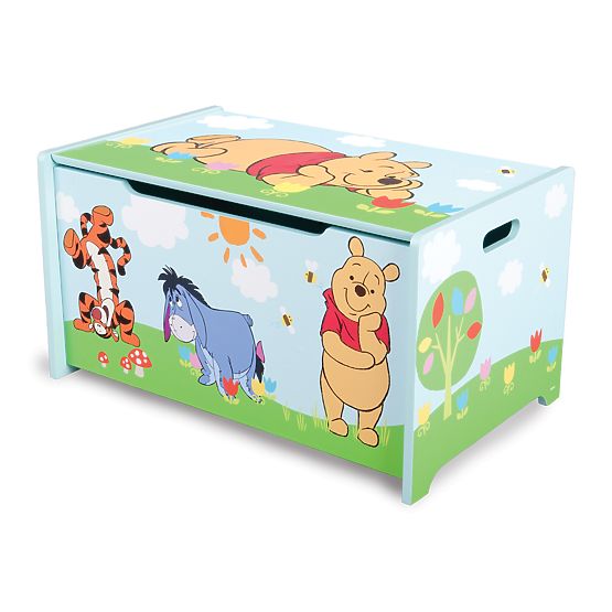 Holz-Spielzeugtruhe Winnie the Pooh