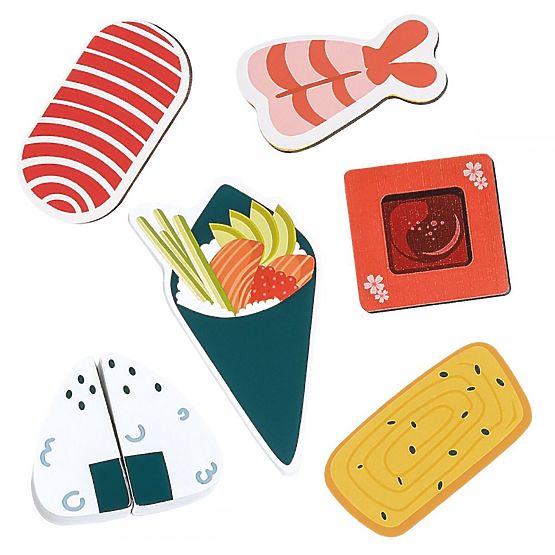 Holz-Sushi - 3D-Puzzle