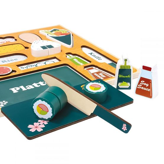 Holz-Sushi - 3D-Puzzle