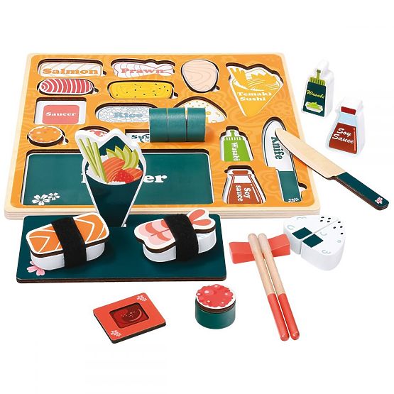 Holz-Sushi - 3D-Puzzle