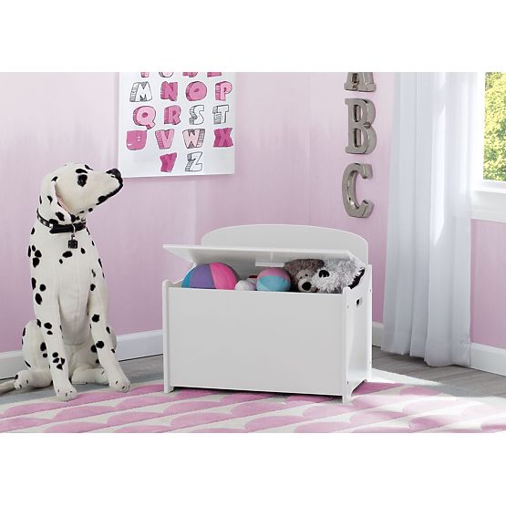 Holz- Truhe  Spielzeuge - white