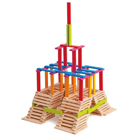 Holzbausteine Planks 200 Stück