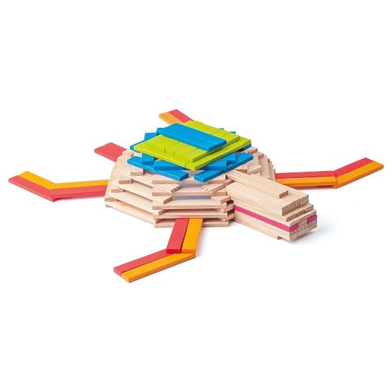 Holzbausteine Planks 200 Stück